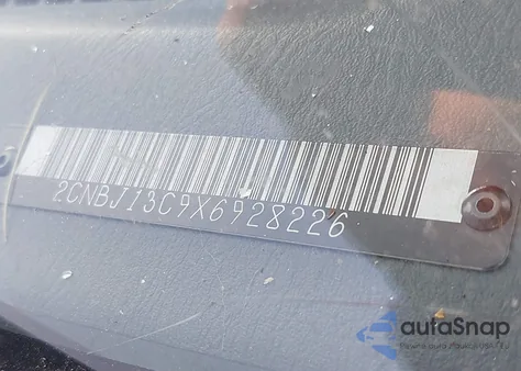 1999 Chevrolet Tracker from USA, damaged, VIN 2CNBJ13C9X6928226